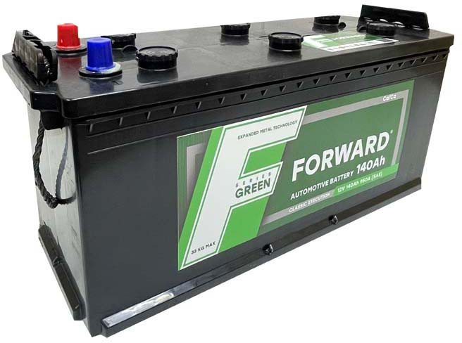 

Автомобильный аккумулятор Forward Green 6СТ-140(3) о.п. (140 А·ч)