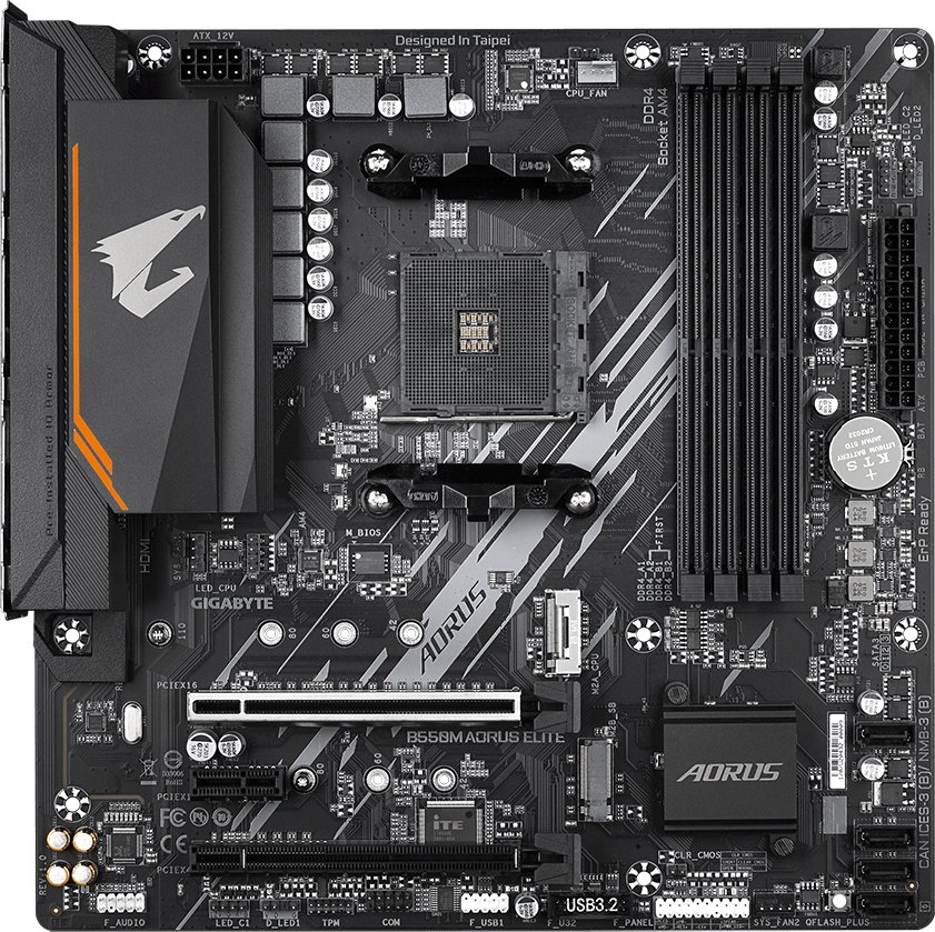 

Материнская плата Gigabyte B550M Aorus Elite (rev. 1.3)