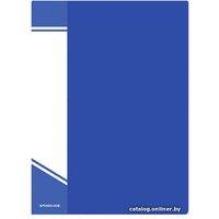 Папка для бумаг inФормат NP0155-40B с файлами (синий)