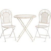 Обеденная группа TetChair Secret de Maison Amalfi (металл, античный белыйметалл, античный белый)