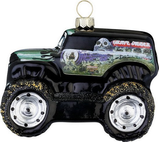 

Елочная игрушка Inge's Christmas Figural Glass Ornaments Монстр-трак (машина) 65047H120