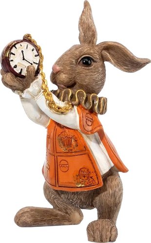 Статуэтка Elan Gallery Кролик с часами 210205