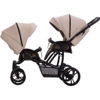 Универсальная коляска BEBETTO 42 Pro (2 в 1, 22/бежевая кожа)