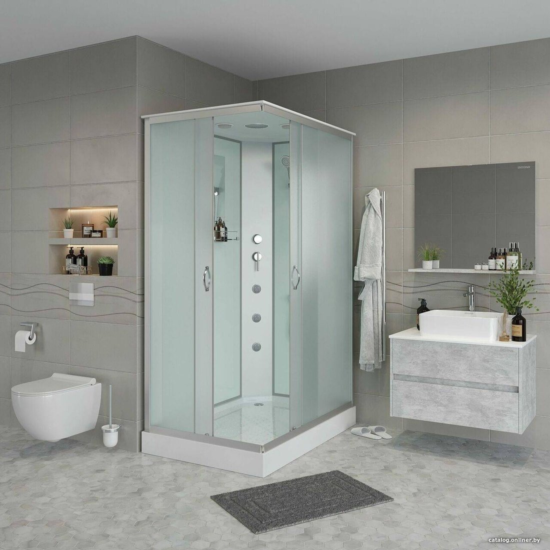 Душевая кабина Niagara NG-43185-14QG 110x80
