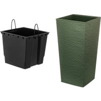 Кашпо El Casa Финезия джут 650174 (нефрит)