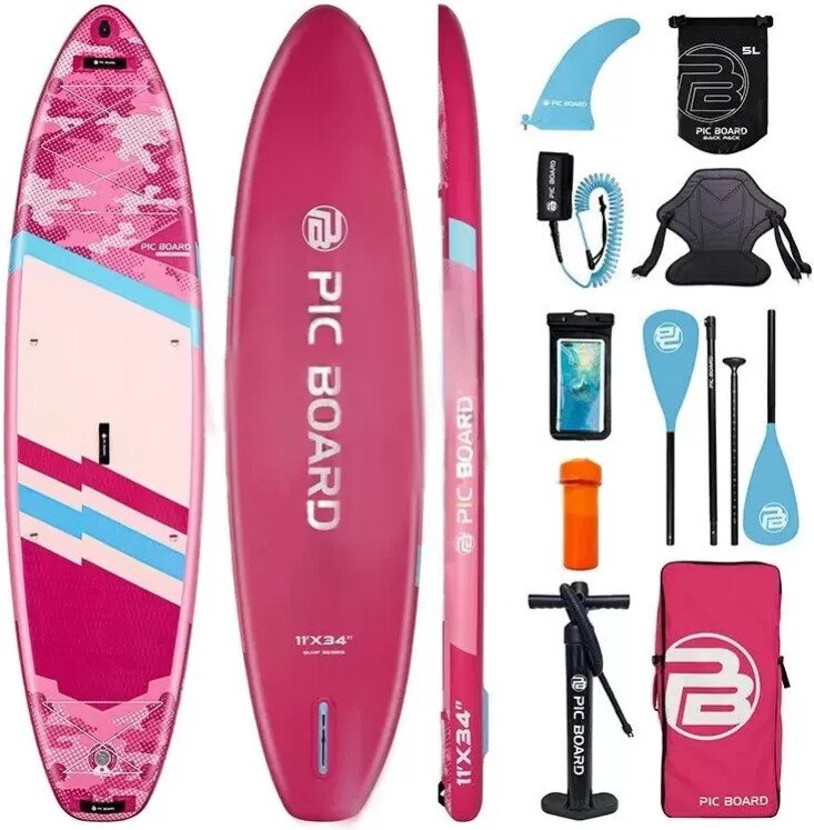 Сапборд Pic Board Camouflage Pink