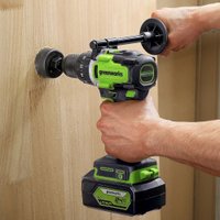 Ударная дрель-шуруповерт Greenworks GD24DD140 3707607CUB (с 1-им АКБ)