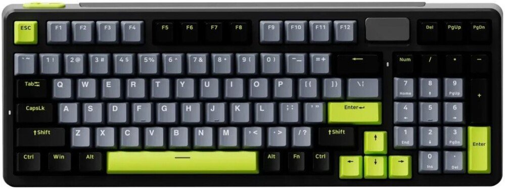Клавиатура Rapoo V700 DIY-98 (черный/серый/зеленый)