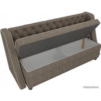 Диван Лига диванов Лофт 104566 (корфу 03, коричневый)