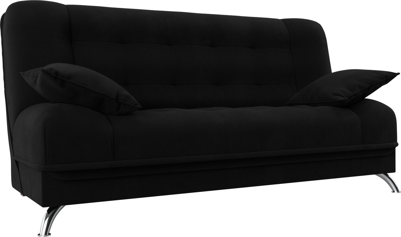 

Диван Mio Tesoro Пальма 498 (микровельвет, черный)