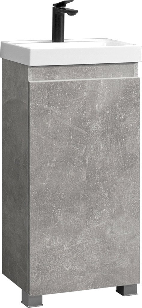 

Belux Тумба под умывальник Бостон Н 40 (31, бетон чикаго/светло-серый)