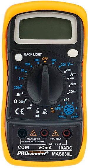 

Мультиметр PROconnect MAS830L