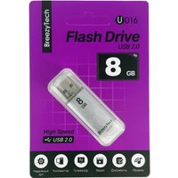 USB Flash BreezyTech U016 8GB (серебристый)