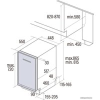 Встраиваемая посудомоечная машина CATA LVI 46009