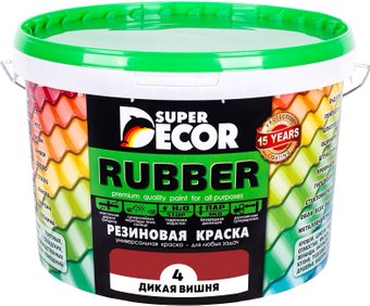 Super Decor Rubber 3 кг (№04 дикая вишня)
