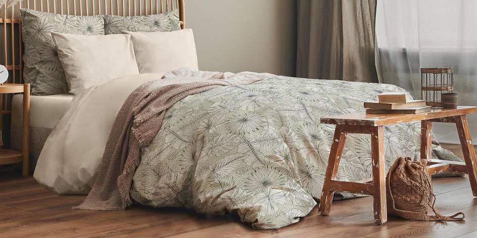 

1.5-спальный комплект постельного белья Волшебная ночь Jungles КПБ ВН 1501 8439/2+полубел