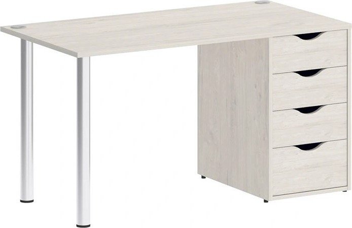 

Стол Riva Home Office VR.SP-3-138.4 Silver (дуб наварра)