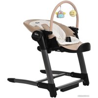 Высокий стульчик Pituso Triola (черная рама/бежевый)