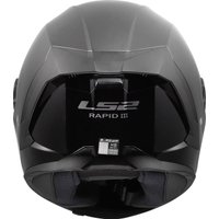 Мотошлем LS2 FF820 Rapid III Solid (S, черный глянцевый)