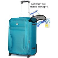 Чемодан 4 ROADS 6127-S 53 см (петролеум)