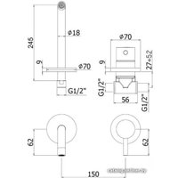 Смеситель Paffoni Light LIG007CR70