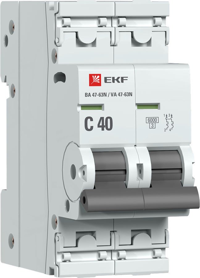 

Выключатель автоматический EKF PROxima ВА 47-63N M636240C