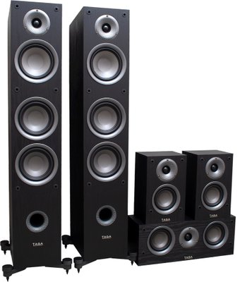 Комплект акустики Taga Harmony TAV 5.0: TAV-507F + C + S (черный)