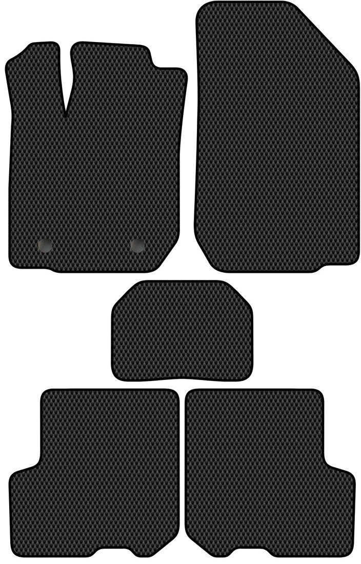 

Комплект ковриков для авто Alicosta Renault Logan II (седан) 2014 - Н.В. (черный, ромб)