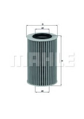 

Масляный фильтр Mahle Knecht OX436D