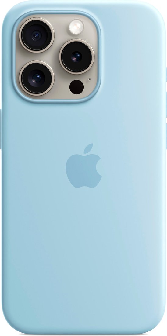 

Чехол для телефона Apple MagSafe Silicone Case для iPhone 15 Pro (голубой)