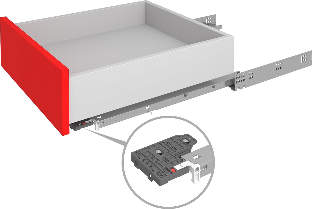 

Направляющие скрытого монтажа Boyard B-Slide DB8785Zn/500