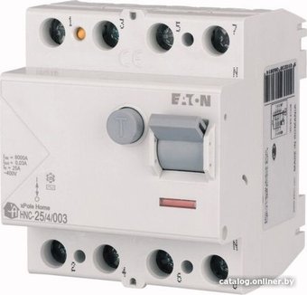 Устройство защитного отключения Eaton HNC-25/4/003 4P 25A 6kA 30mA АC 4M 194693
