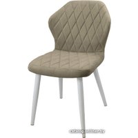 Стул Гальваник Бергамо (эмаль белый муар/Candy Mocco)