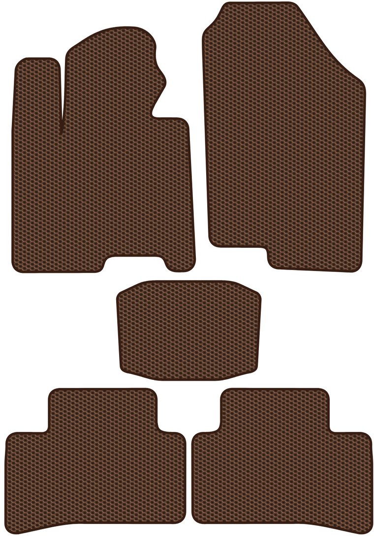 

Комплект ковриков для авто Alicosta Hyundai Mufasa I (suv / NU2) 2023 - Н.В. (коричневый, сота)