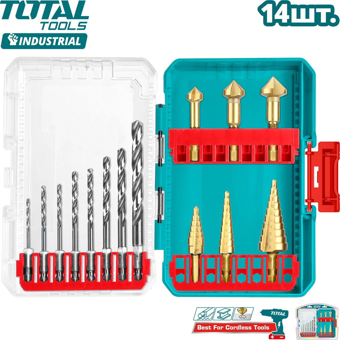 

Набор сверл Total TACSDL61401