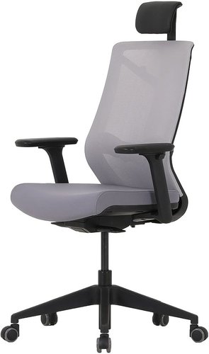 Офисное кресло Chair Meister Nature II 3D с подлокотниками слайдер (черный/серый)