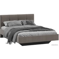 Кровать Трия Элис тип 1 с мягкой обивкой 140x200 (велюр мокко)