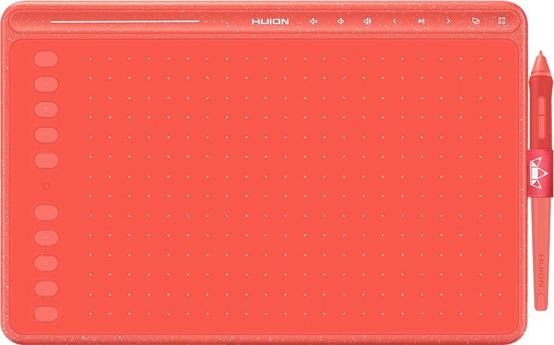 

Графический планшет Huion HS611 (коралловый красный)