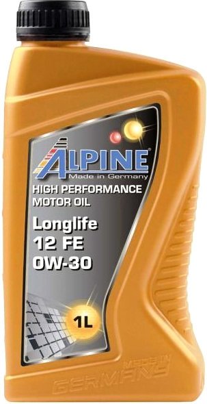 

Моторное масло Alpine Longlife 12 FE 0W-30 1л