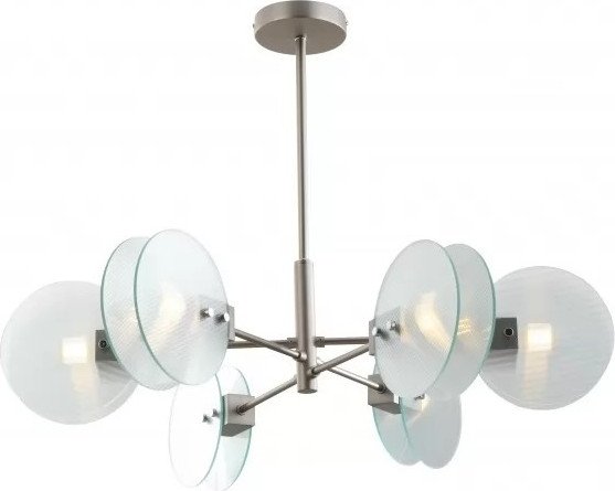 

Подвесная люстра iLamp Panorama 15598-6 SN+CL