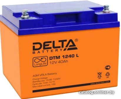 Аккумулятор для ИБП Delta DTM 1240 L (12В/40 А·ч)