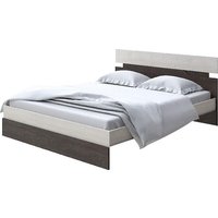 Кровать PROxSON Milton 180x190 (дуб шамони светлый 124/дуб кантербери)