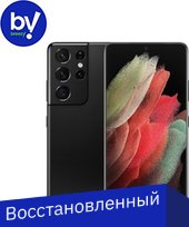 Galaxy S21 Ultra 5G SM-G9980 12GB/256GB Snapdragon Восстановленный by Breezy, грейд A (черный фантом)