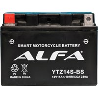 Мотоциклетный аккумулятор ALFA YTZ14S-BS (11 А·ч)