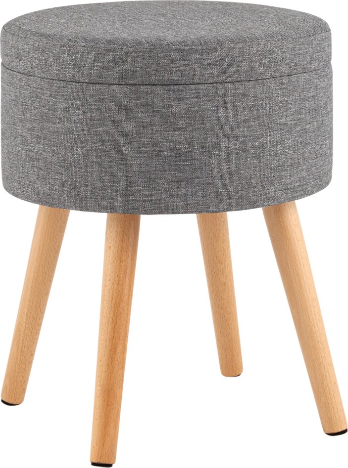 

Пуфик Stool Group Store Woody с ящиком HS-WL14 V18 (рогожка серая)