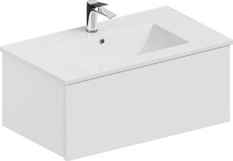 ЗОВ Тумба с умывальником Кито 70 (белый матовый)