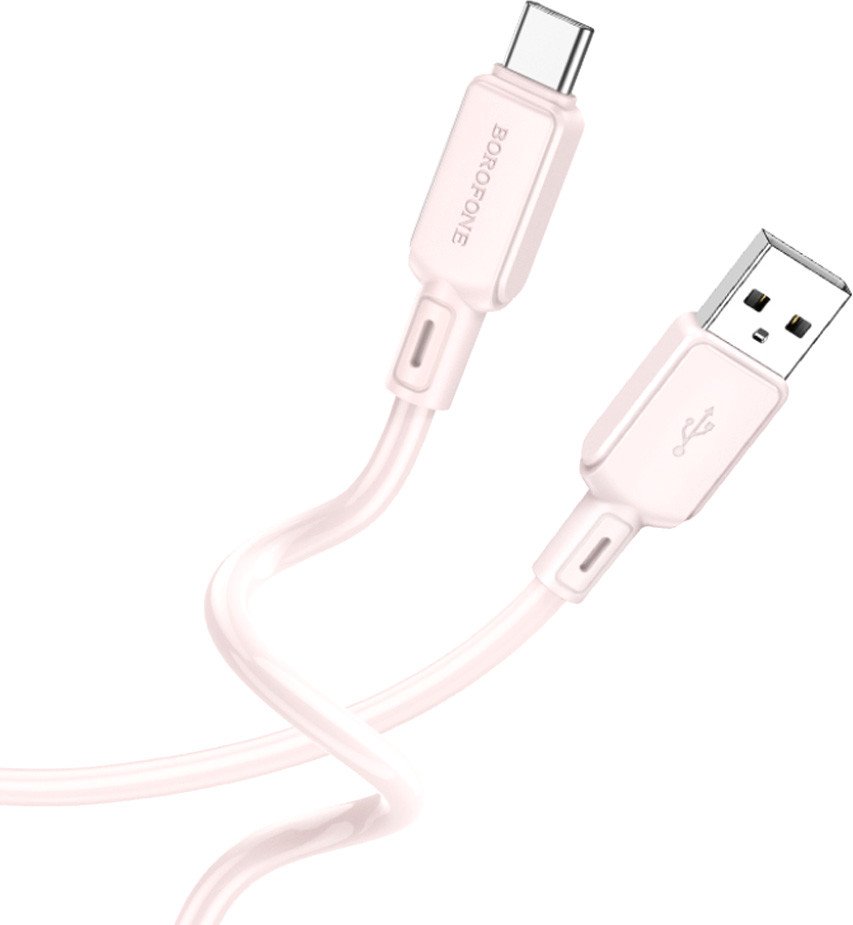 

Кабель Borofone BX94 USB Type-A - USB Type-C (1 м, розовый)