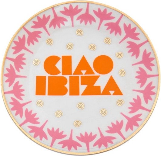 Блюдце Bitossi Ciao Mondo Ibiza CIA00111