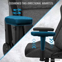 Игровое (геймерское) кресло AeroCool Crown AeroWeave (темно-серый)