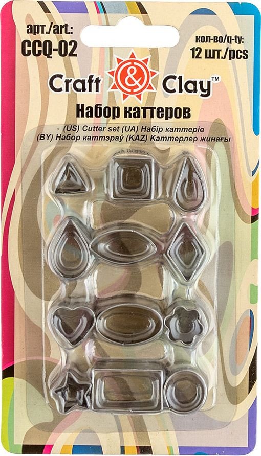 

Штампы Craft&Clay набор каттеров CCQ-02